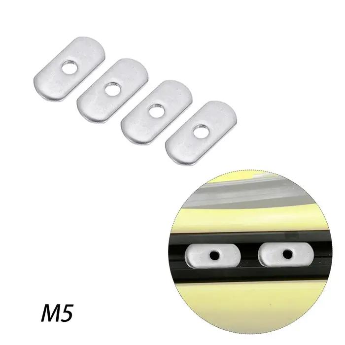 4 pièces Kayak canoë M5/M6 écrou coulissant en acier inoxydable montage latéral Rail