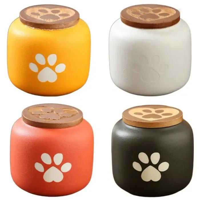 Boîte de rangement de cendres d'animaux en céramique