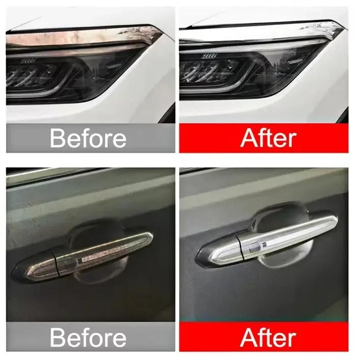 Revitalisant Chrome pour Tous Véhicules : Éliminateur d'Oxydation avec Éponge - Redonne de la Brillance