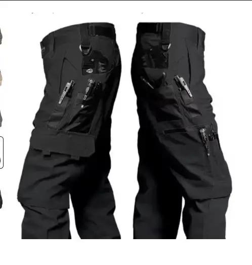 Pantalon cargo homme résistant multi-poches printemps automne chasse randonnée travail extérieur