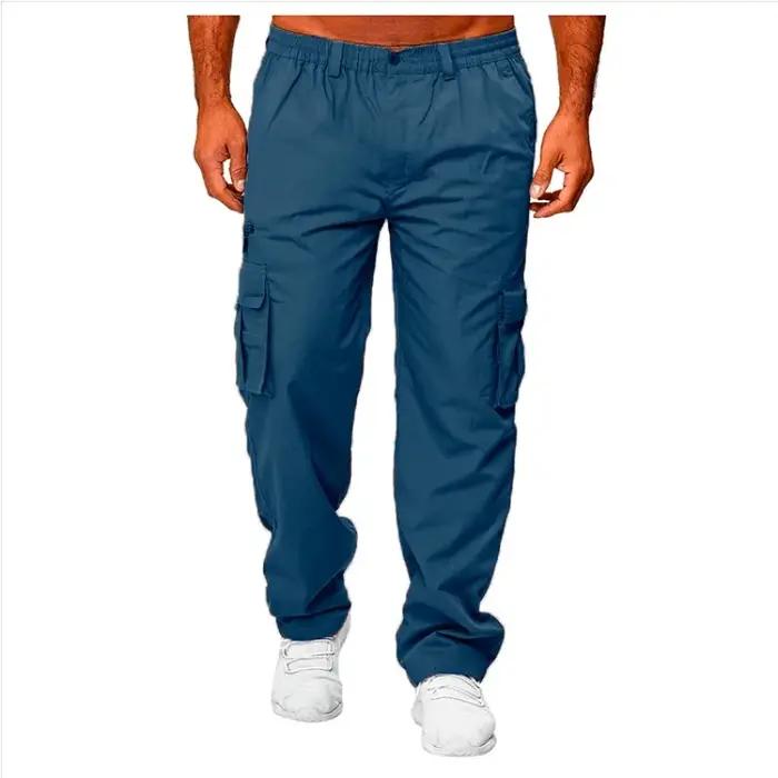 Pantalon de travail élastique homme multi-poches outdoor polyvalent chasse quotidienne