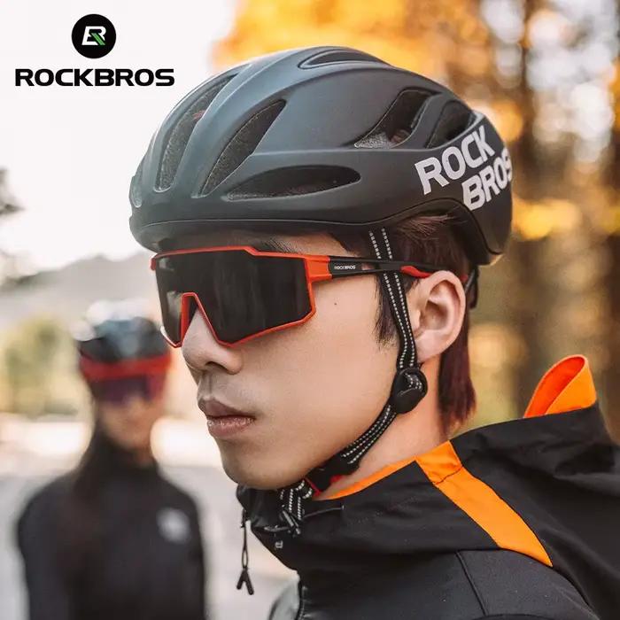 Lunettes de vélo ROCKBROS polarisées photochromiques, protection UV400, lunettes de vélo, lunettes d