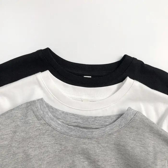 T-Shirt à manches longues en coton pour enfants de 2 à 7 ans