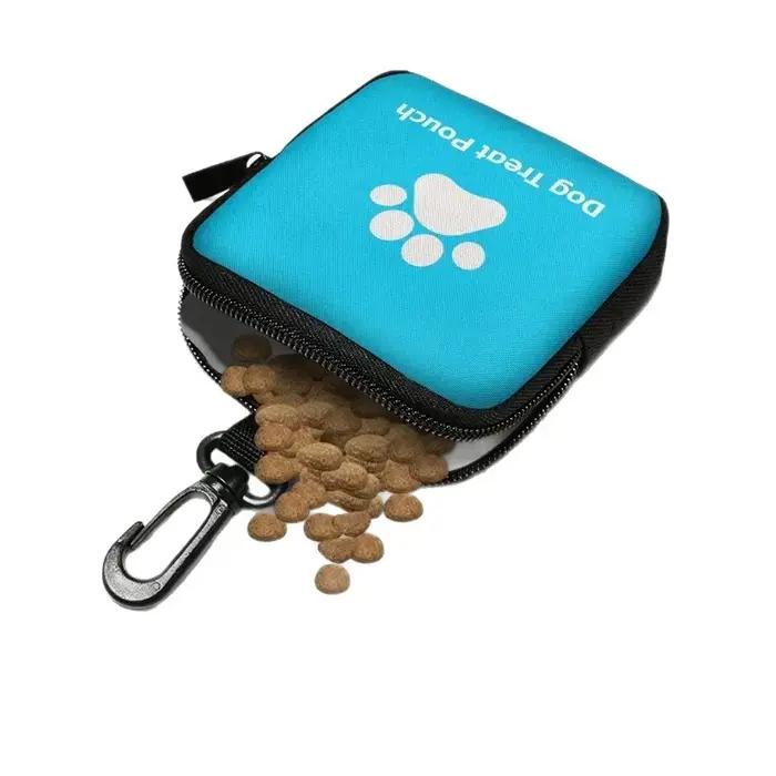 Sac à friandises en forme de patte de chien imperméable résistant à l'usure avec fermeture à glissière pour chiens occassions spéciales