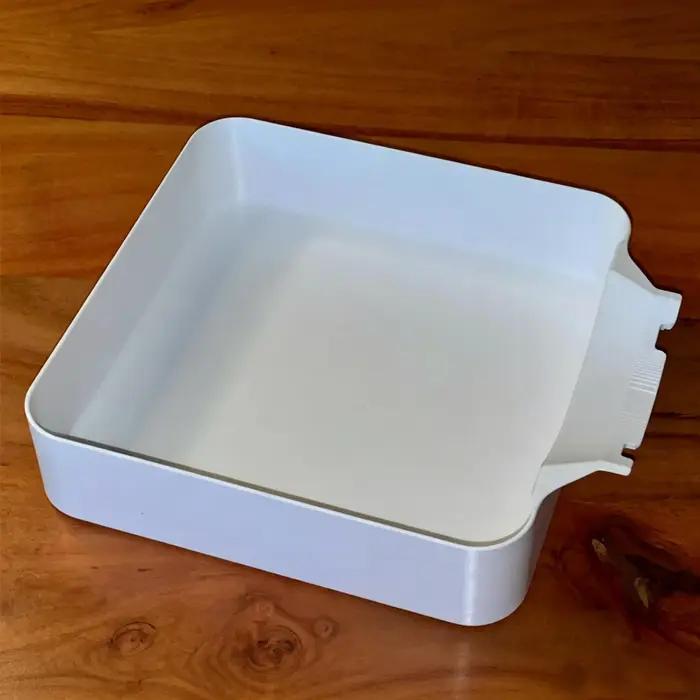 Entonnoir de vidange pour lave-linge - utilisé pour nettoyer le bac de récupération des résidus du filtre anti-peluches, empêchant les fuites d'eau dans la buanderie 