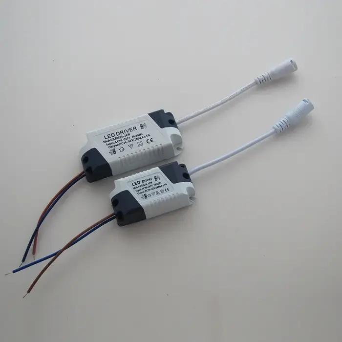 Pilote LED AC 8-18W/8-24W, adaptateur d'alimentation, panneau d'alimentation électrique étanche, tra