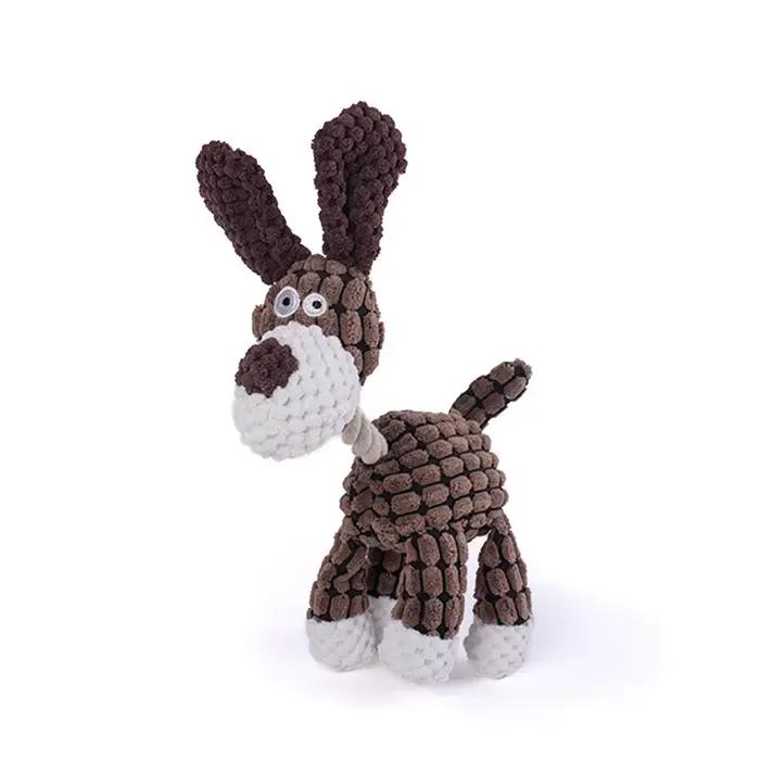 Jouet en peluche pour chien en forme d'animaux
