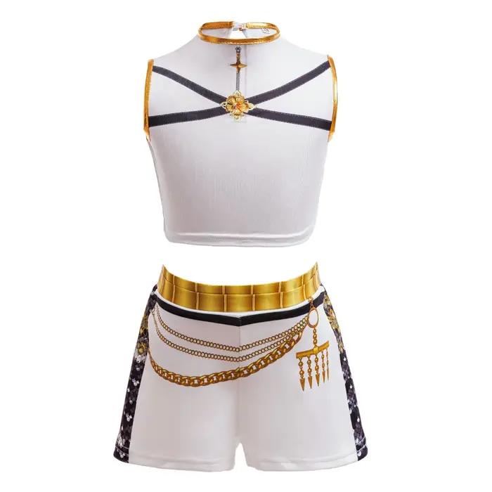 4 5 6 7 8 9 10 11 12 ans K-POP filles vêtements ensembles Cosplay 3 pièces filles costumes Version c