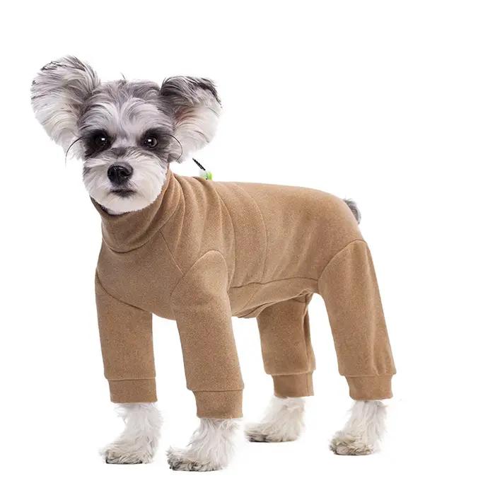 Vêtements pour chiens en tissu polaire thermique