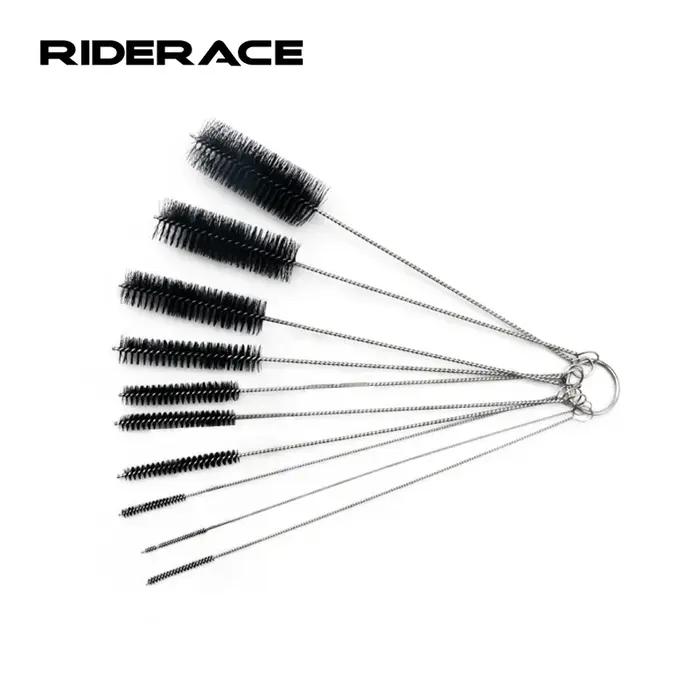 Brosses de nettoyage de chaîne de vélo, soins de vtt, élimine la saleté, aiguilles multifonctions, o