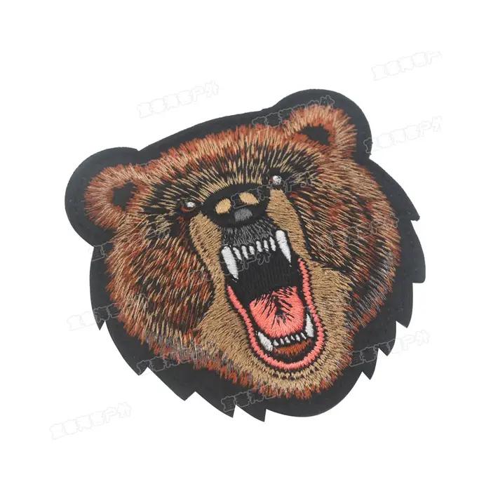 Patchs de Tigre Ours Loup Russe Emblème Russe Badge de Broderie 3D Patchs Brodés Personnalisés Occasions Spéciales