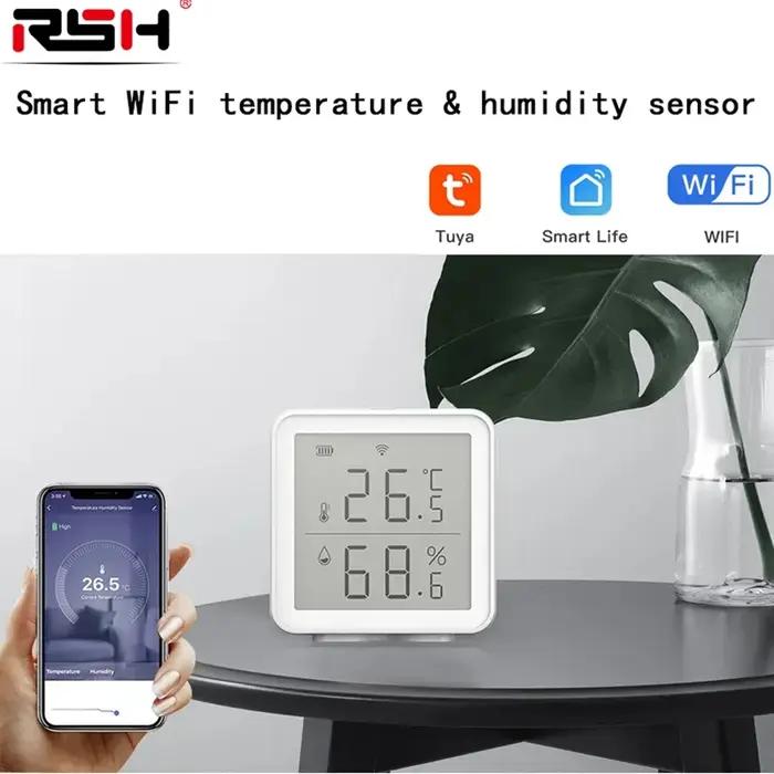 Thermomètre hygromètre numérique LCD RSH, capteur de température et d'humidité, station météo, nouveau modèle numérique pour la maison, intérieur