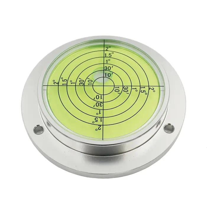 HACCURY niveau à disque métallique grue niveau bulle portée de haute précision niveau à bulle taille