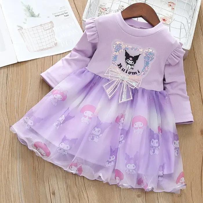 Robe de printemps et d'automne pour filles
