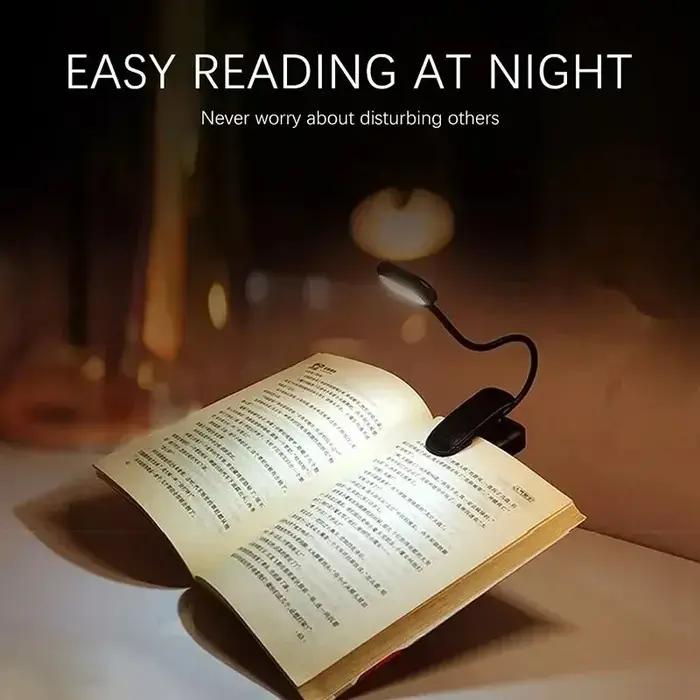 Lampe LED réglable à clipser pour livre, alimentée par batterie, Flexible, pour étude, apprentissage
