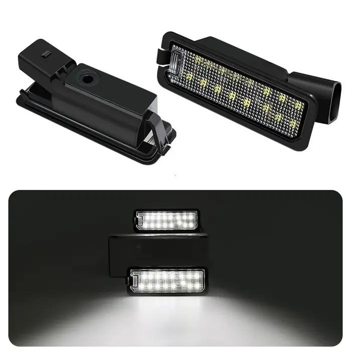 Pour VW GTi Golf 4 5 6 7 MK4 MK5 MK6 MK7 Passat B7 CC EOS Scirocco Beetle 2 pièces LED feux de plaque d'immatriculation avec Canbus