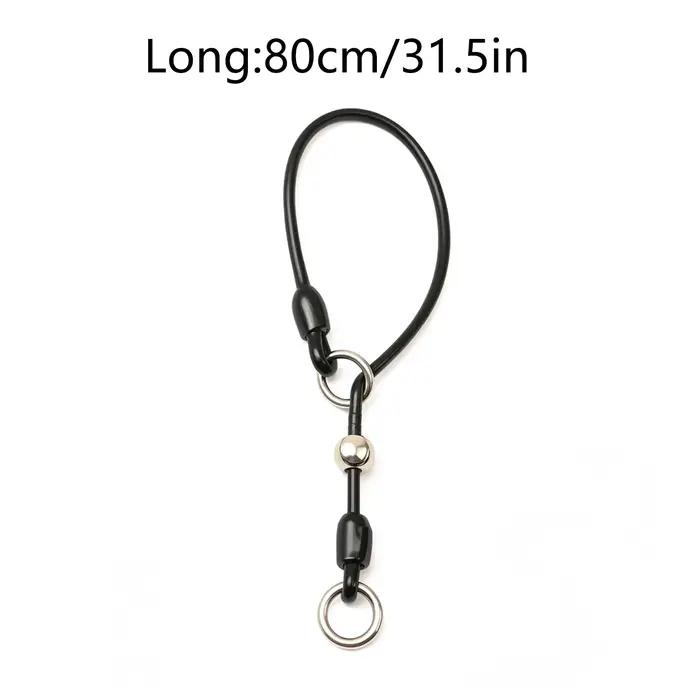 Collier pour chien en fil d'acier recouvert de corde P