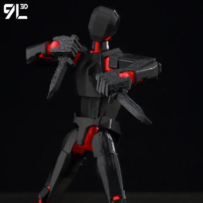 Pack d'armes 3.0 pour 9L3D Lucky13 T13 Dummy13, figurine d'action Titan13, ensemble d'extension d'armure imprimée en 3D, jouets de collection de combat