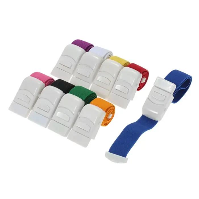 Ceinture de garrot médicale pour chats et sportifs, première aide pratique et rapide pour urgences et soins musculaires, bretelles et supports en matériau composite, disponible en diverses couleurs
