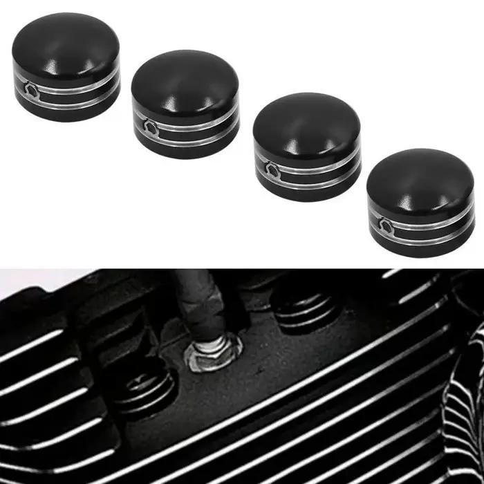 Couvercle de bougie d'allumage de moto, 4 pièces, capuchons de boulons de tête pour Harley Sportster