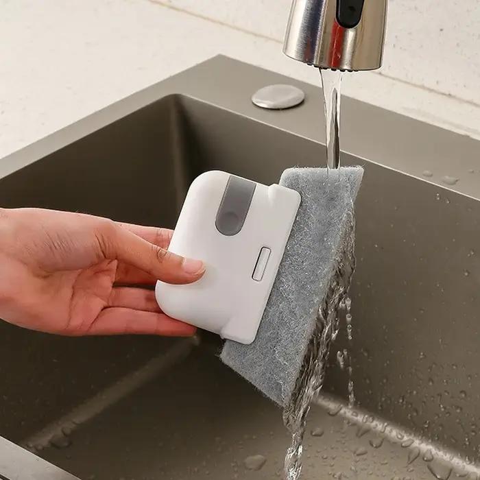 Brosse de nettoyage multifonctionnelle amovible pour nettoyer les fenêtres, les rainures de fenêtre, les placards et autres recoins de la maison occasionnellement