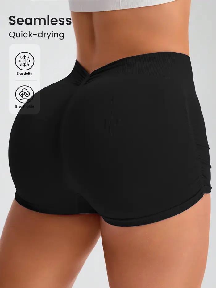 Shorts de yoga respirants pour femmes, shorts de fitness, leggings de sport, taille haute, entraînem