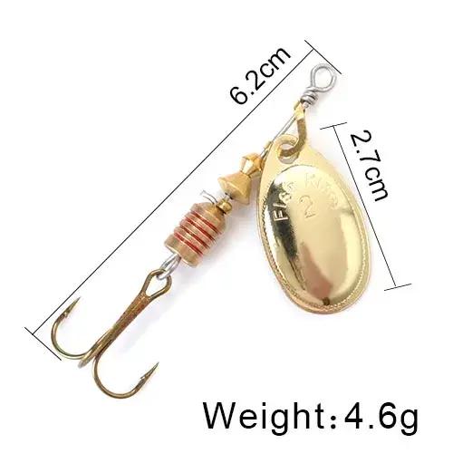 NGB leurre de pêche Spinner appât 3.9g 4.6g 7.4g 10.8g 15g