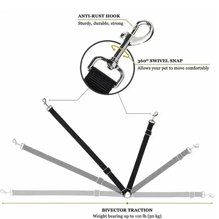 Ceinture de sécurité pour chien en nylon