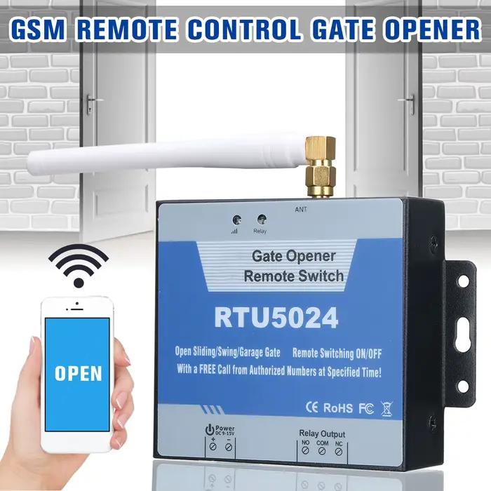 Ouvroir-porte RTU5024 4G SMS Alarme Intelligente Reconnaissance d'Identification Intelligente Télécommande WiFi Télécommande Ouvroir-porte Access Control Kit Occasions Spéciales
