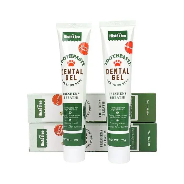Dentifrice pour chien universel pour la santé bucco-dentaire à utiliser chez soi et chez le vétérinaire pour un sourire éclatant