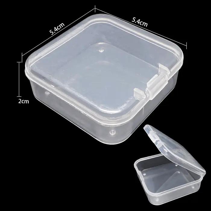 Boîte de rangement en plastique transparent pour bijoux boîte de rangement réglable pour perles bagues bracelets et autres bijoux moderne à offrir pour femme occasions spéciales