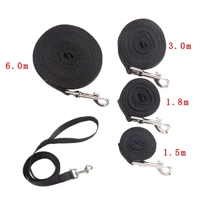 Laisse en nylon Holapet pour chiens de toutes tailles et saisons entraînement à la marche pour chiots et chats longues laisses de 6m à 50m