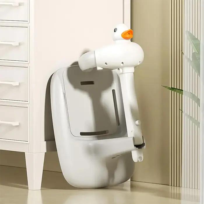Support de bain réglable pour bébé, antidérapant, pliable, peu encombrant, portable, pour enfants de