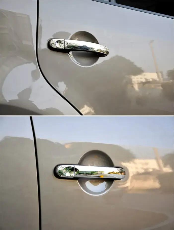 Couvercle de poignée de porte de voiture chromé, garniture, accessoires de style, pour Volkswagen VW