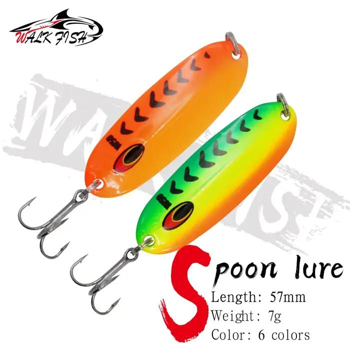 OBCK FISH-Leurre D.lique Rigide à Paillettes pour la Pêche, Appât Artificiel avec Hameçon à Triple C