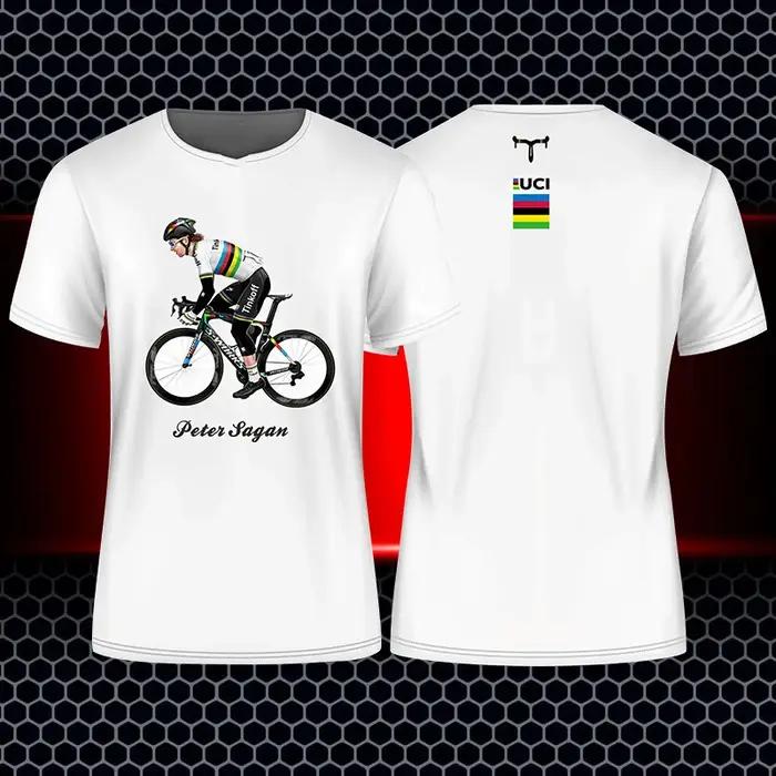 T-shirt cycliste Centenaire du Tour de France vêtement de sport unique haut en tissu confortable pour homme et femme occasions spéciales historiques