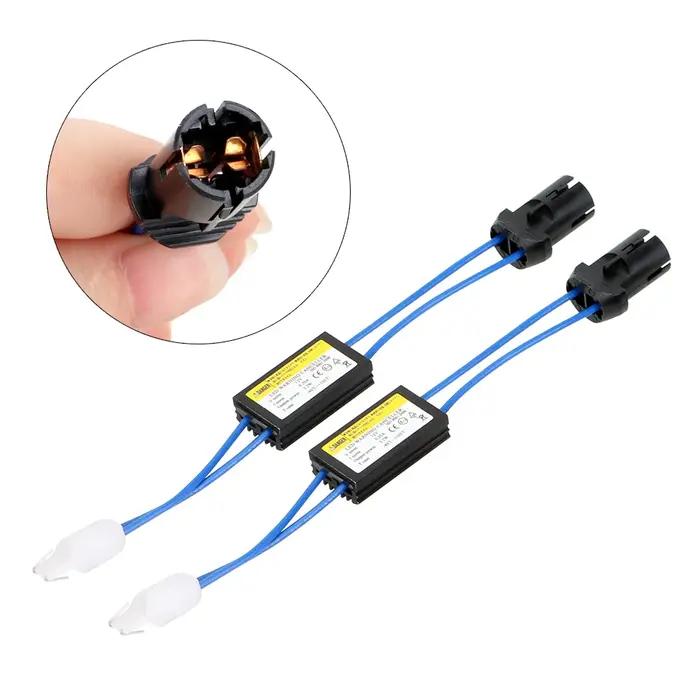 Canbus câble voiture LED décodeur voiture lumières pas d'erreur avertissement annuleur décodeur T10