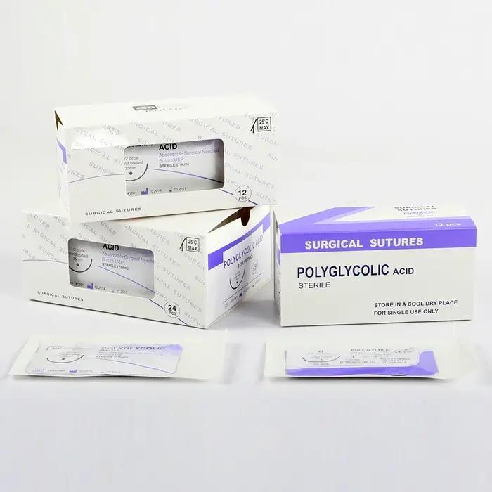 Suture absorbante et Non absorbante pour chien de compagnie