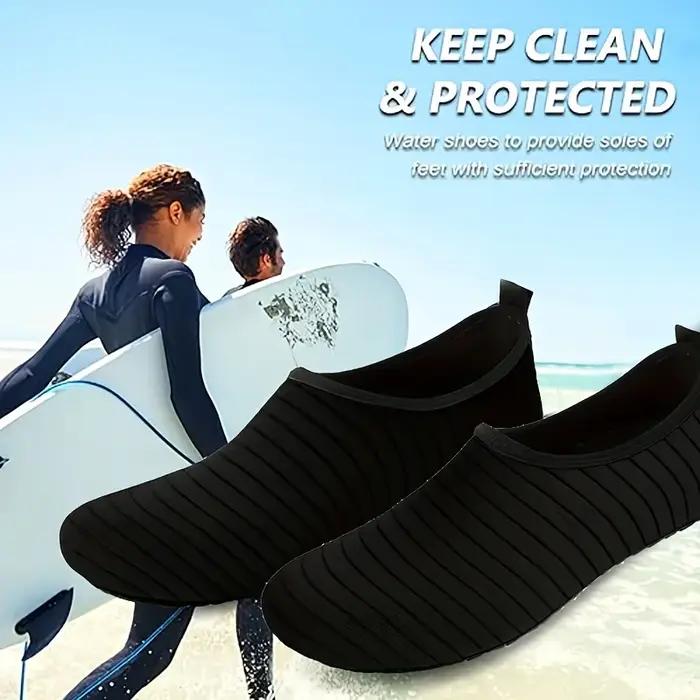 Chaussures d'eau de plage unisexes, pantoufles de natation respirantes à séchage rapide, baskets de