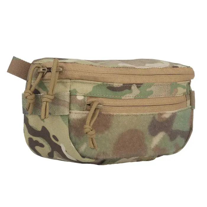 Pochette abdominale tactique pour gilet de chasse polyvalente compatible V5 JPC CPC LBT