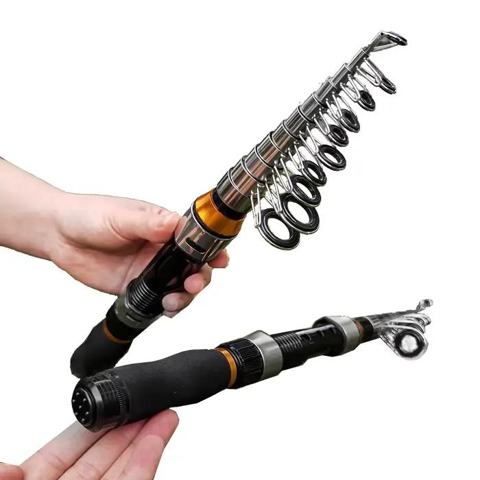 Canne télescopique JOSBY 2.3m pêche spinning carpe feeder - Ultra portable pour voyage et pêche nomade