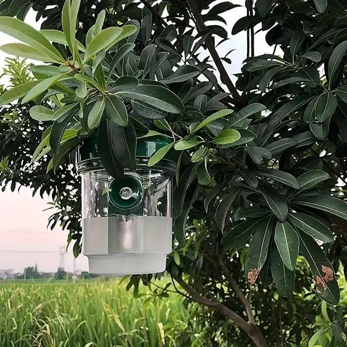 Attrape-insectes suspendu vert clair pour jardin patio terrasse véranda camping externe non électrique lutte antiparasitaire