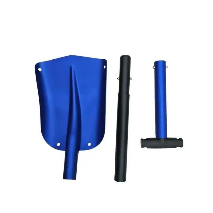 Pelle rétractable en aluminium pour déneigement et jardinage, outil de survie multifonctionnel pour camping et randonnées en hiver