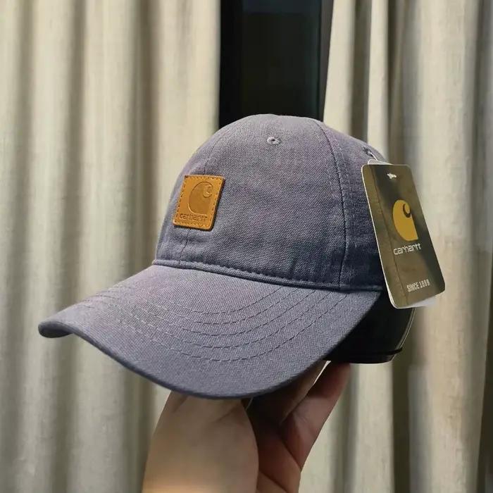 Casquette Carhart Workwear vintage délavée, casquette de baseball souple à visière incurvée, unisexe, style décontracté, streetwear, casquette de papa