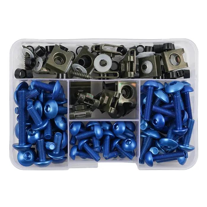 177 pièces moto boulons vis boulon juste pour YAMAHA YZF R1 R15 R25 R3 R6 R125 R15 R25 MT03 MT07 MT10 MT-09