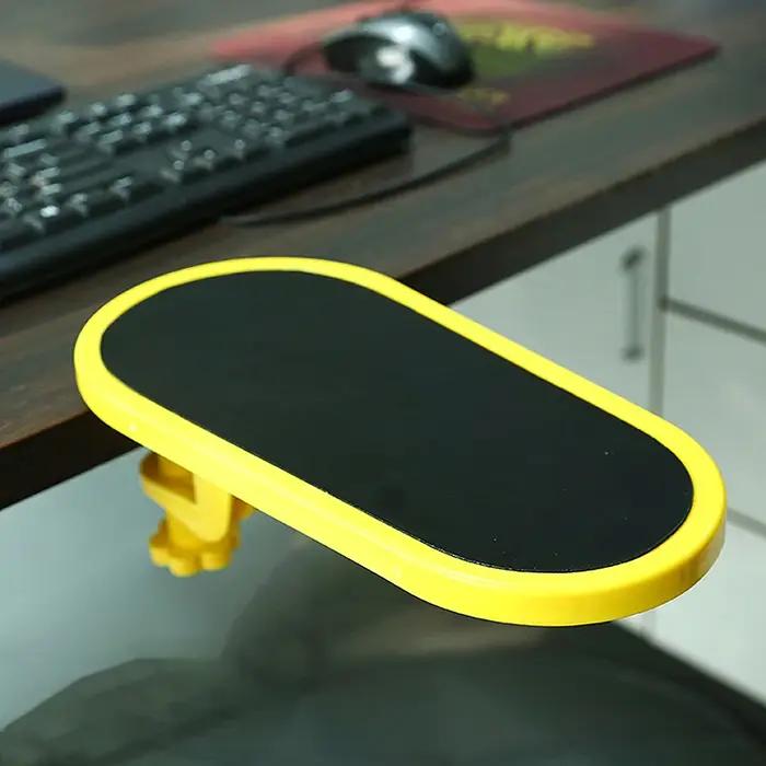 Repose-bras d'ordinateur pour bureau, Support de repose-poignet ergonomique réglable pour clavier, extension d'accoudoir, Support rotatif pour tapis de souris