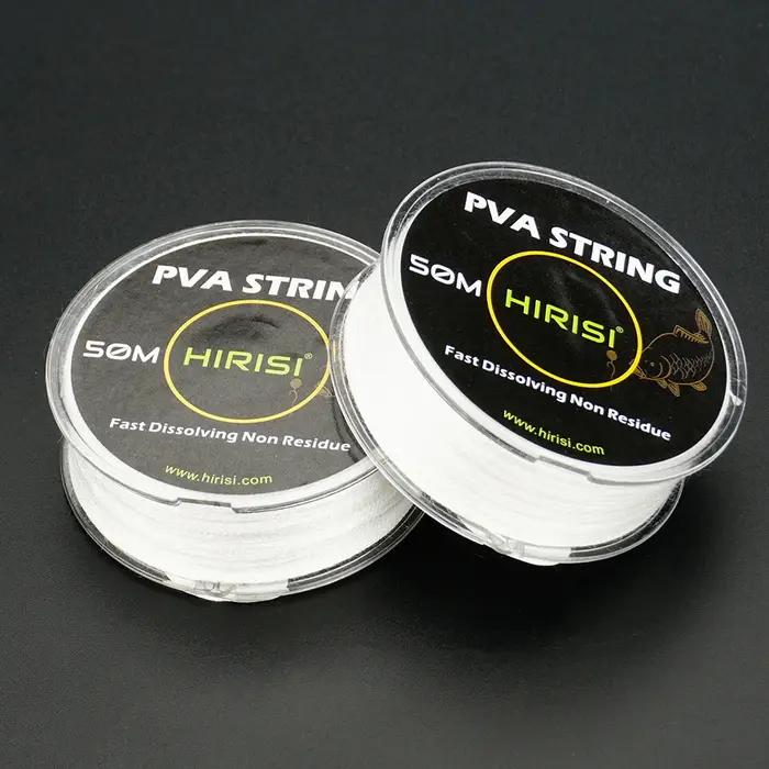 2 Bobines de 50m Cordes PVA String à dissolution totale pour bouillettes et appâts de pêche carpe