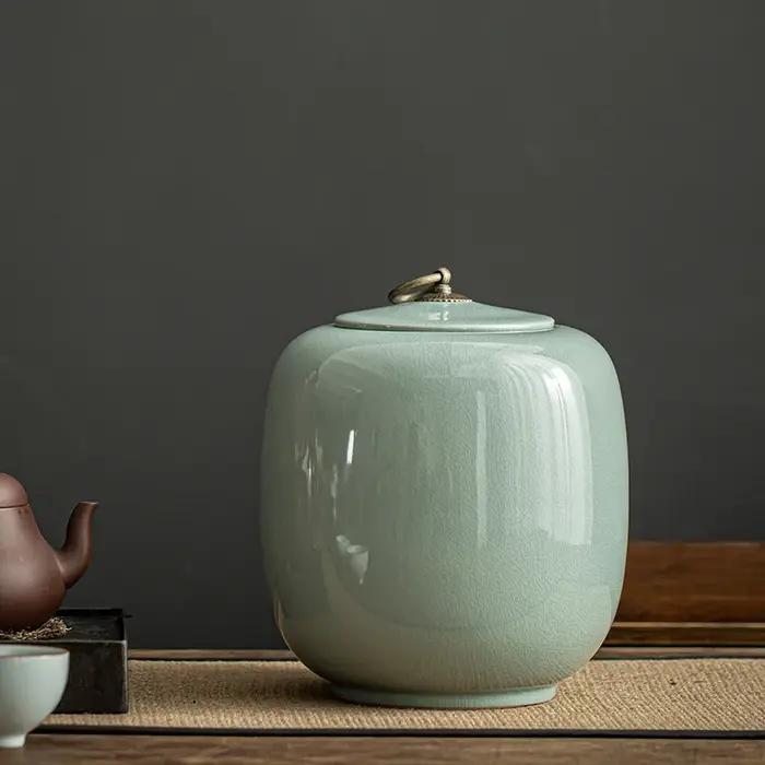 Urne pour animaux de compagnie de grande taille Urnes en céramique de crémation colossale