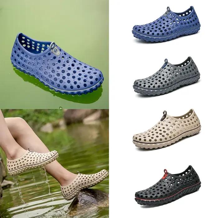 39-45 # Sandales de plage EVA pour hommes, grande taille, pantoufles de loisirs de voyage, chauss