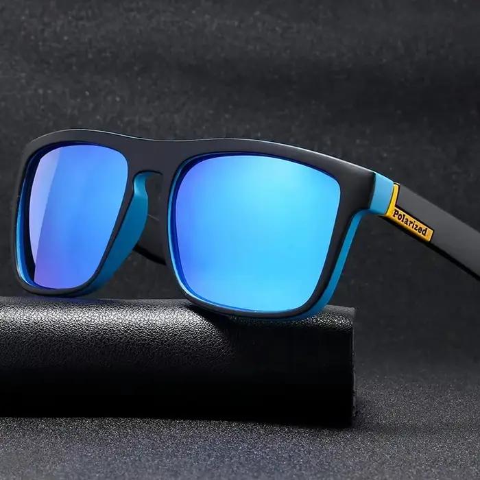 Lunettes de soleil polarisées luxe - Carrées vintage pour pêche, conduite et chasse avec style élégant